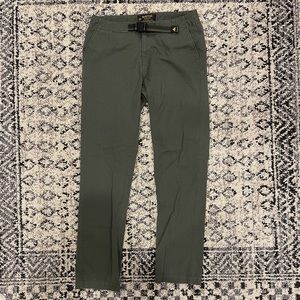 Burton Ridge Outdoor Belted Pants 32 Green